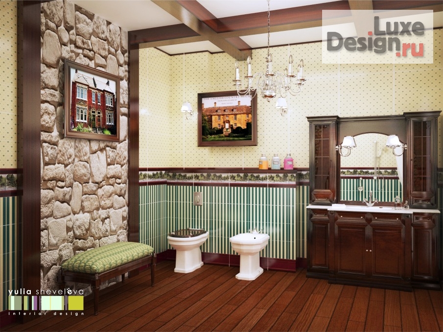 Дизайн интерьера загородного дома "Дизайн загородного дома "Русская усадьба"" (фото 16)