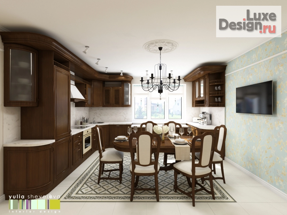 Дизайн интерьера загородного дома "Дизайн загородного дома "Сказочный сад"" (фото 17)