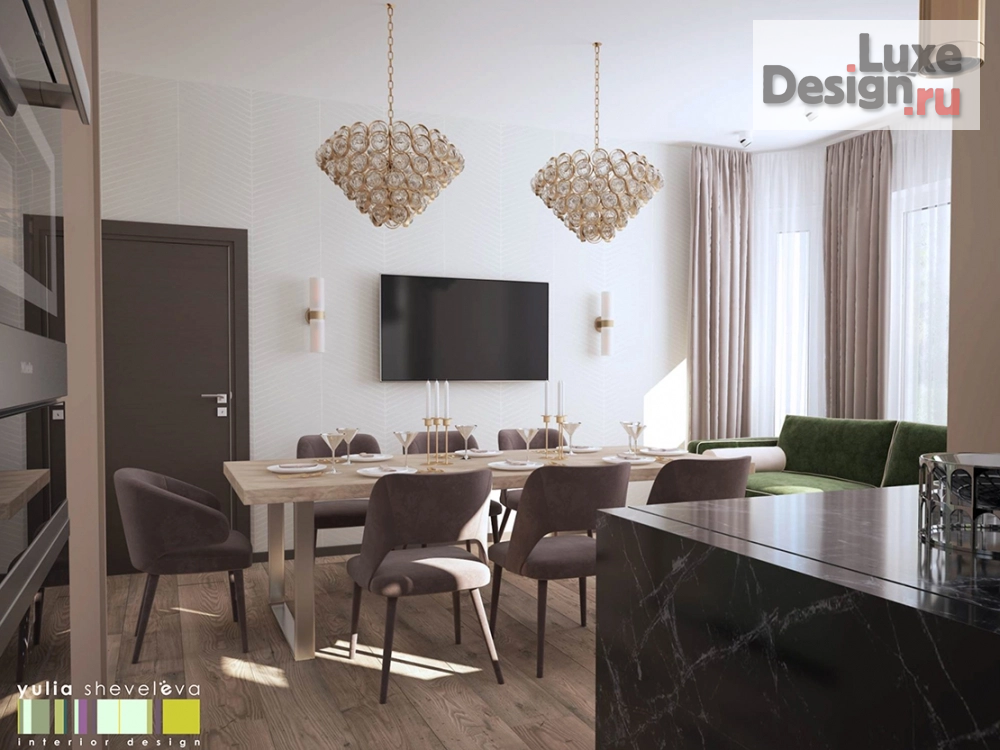 Дизайн интерьера загородного дома "Тишина природы" (фото 19)