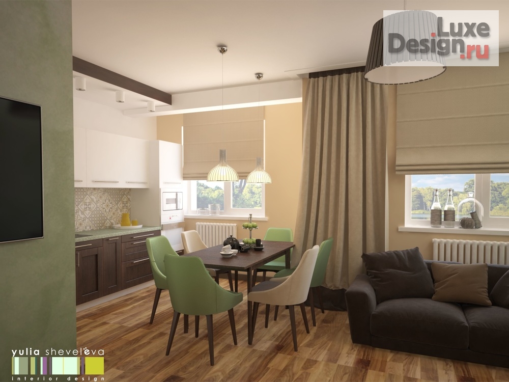 Дизайн интерьера квартиры "Дизайн квартиры "Мелодия востока"" (фото 1)