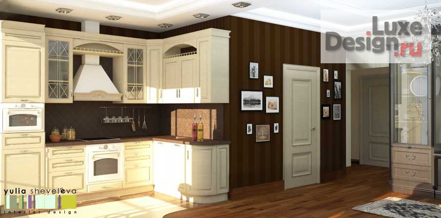 Дизайн интерьера квартиры "Дизайн квартиры "Свет и тень"" (фото 3)