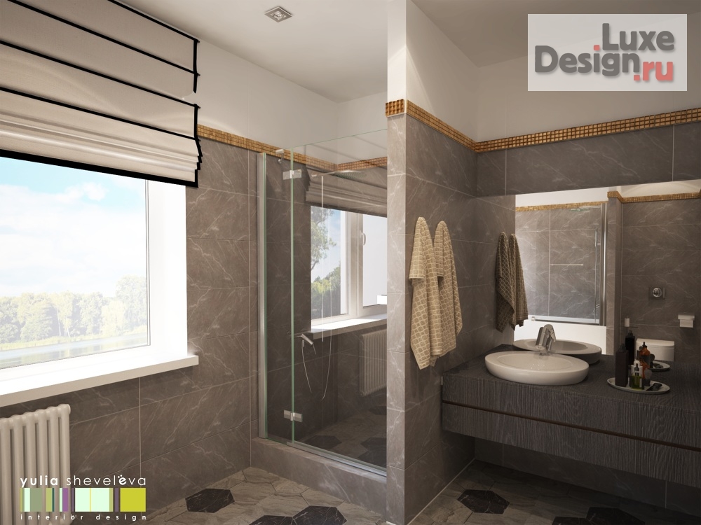 Дизайн интерьера загородного дома "Дизайн загородного дома "Заповедный край"" (фото 23)