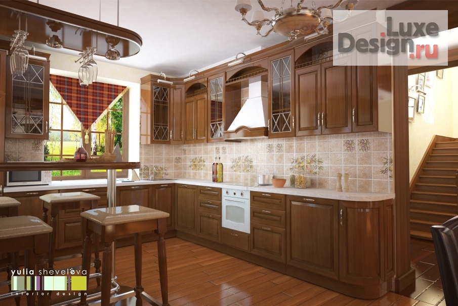 Дизайн интерьера загородного дома "Дизайн загородного дома "Английский дом"" (фото 3)