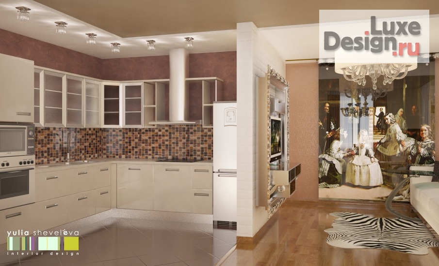 Дизайн интерьера квартиры "Дизайн квартиры "Уголки Италии"" (фото 3)