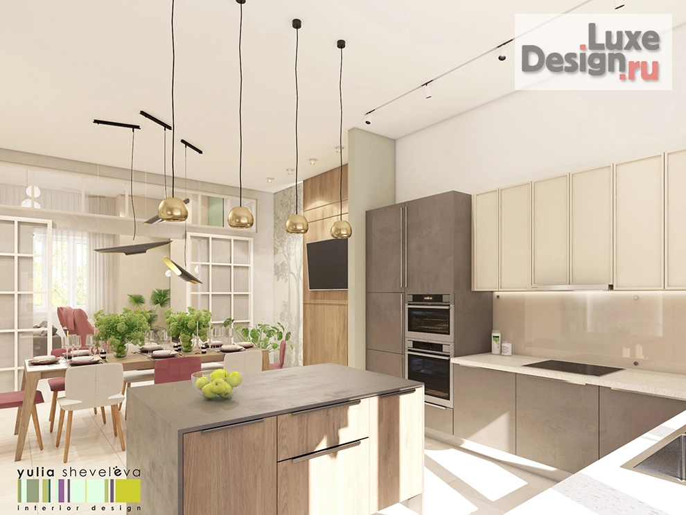 Дизайн интерьера таунхауса "Дизайн таунхауса "Зеленая роща"" (фото 5)