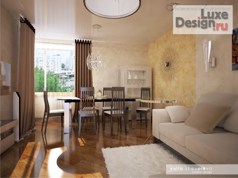 Дизайн интерьера двухкомнатной квартиры "Дизайн двухкомнатной квартиры "Уютный минимализм"" (фото 6)