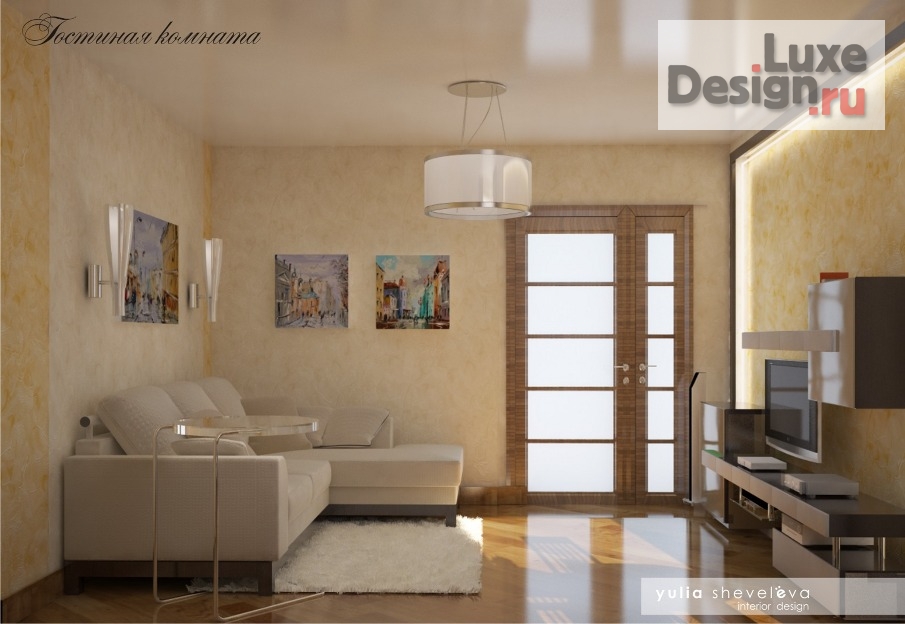 Дизайн интерьера двухкомнатной квартиры "Дизайн двухкомнатной квартиры "Уютный минимализм"" (фото 7)