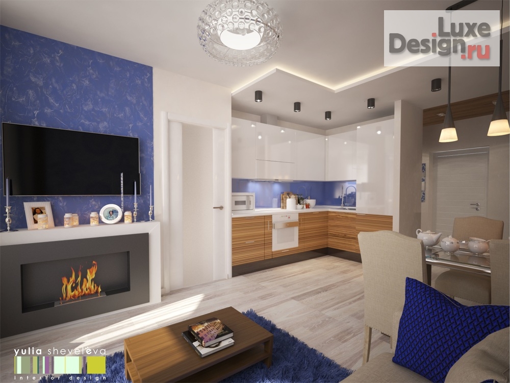 Дизайн интерьера квартиры "Дизайн квартиры "Зимние узоры"" (фото 7)