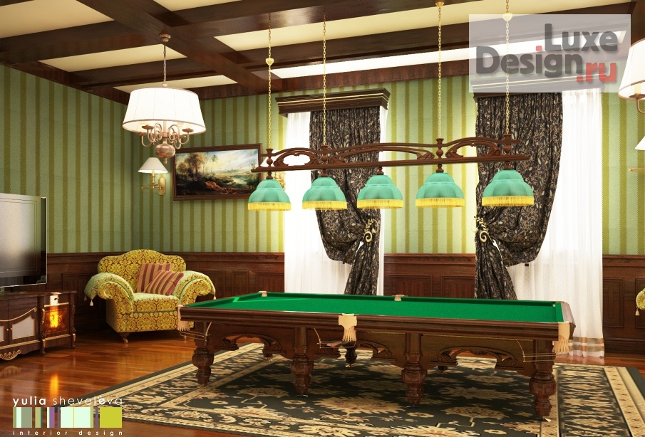 Дизайн интерьера загородного дома "Дизайн загородного дома "Русская усадьба"" (фото 9)