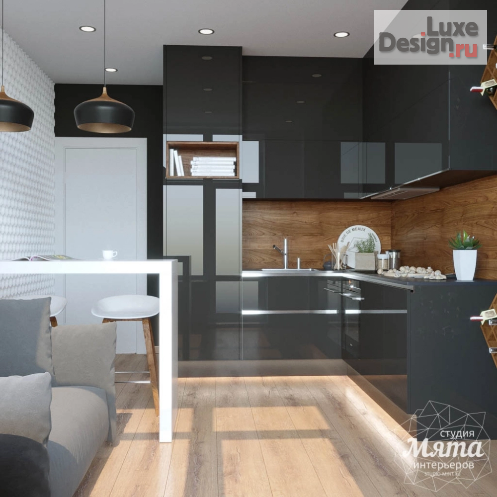 Дизайн интерьера кухни "Дизайн кухни в стиле хай-тек" (фото 3)
