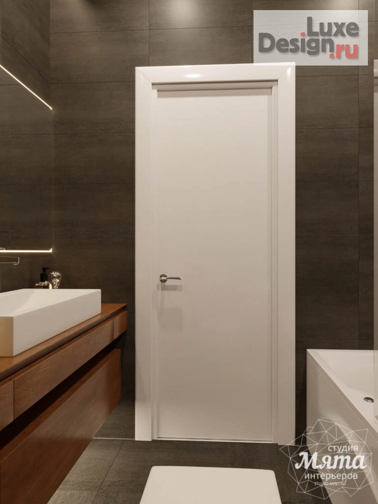 Дизайн интерьера ванной "Дизайн ванной комнаты в стиле хай-тек" (фото 4)