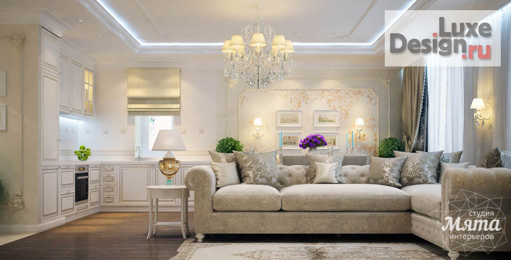 Дизайн интерьера кухни "Дизайн-проект кухни-столовой" (фото 1)