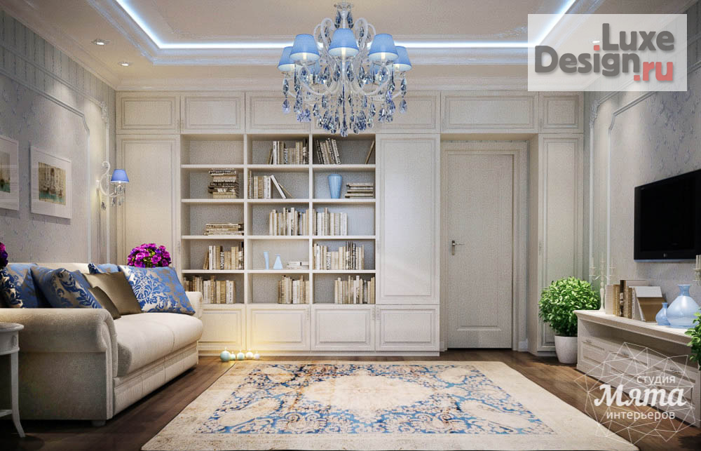 Дизайн интерьера гостиной "Дизайн-проект гостиной" (фото 1)