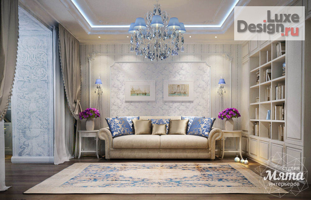 Дизайн интерьера гостиной "Дизайн-проект гостиной" (фото 3)