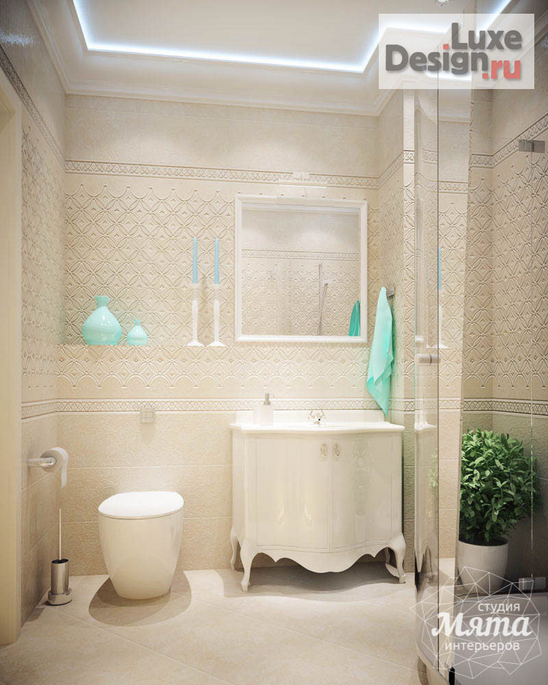 Дизайн интерьера ванной "Дизайн-проект ванной комнаты" (фото 3)