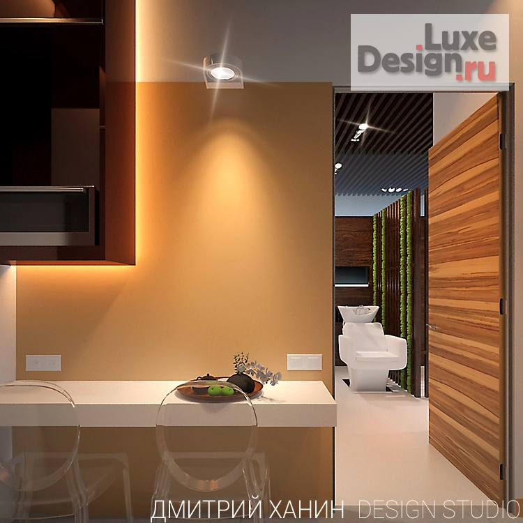 Дизайн интерьера салона красоты "Салон красоты в ЖК Арт Резиденс" (фото 9) от дизайнера Ханин Дмитрий Дизайн интерьера салона красоты "Салон красоты в ЖК Арт Резиденс" (фото 9)