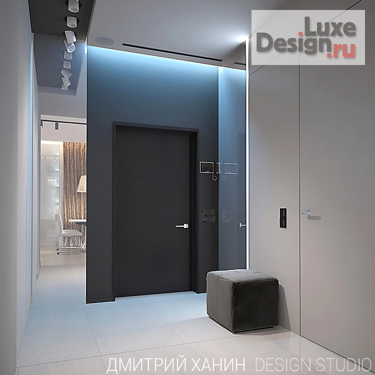 Дизайн интерьера трехкомнатной квартиры "Современная квартира в ЖК Кристалл" (фото 2)