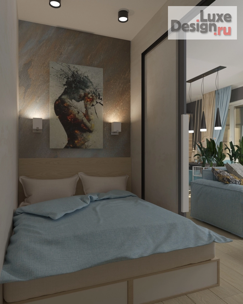 Дизайн интерьера трехкомнатной квартиры "Квартира в современном стиле с элементами лофт" (фото 9)