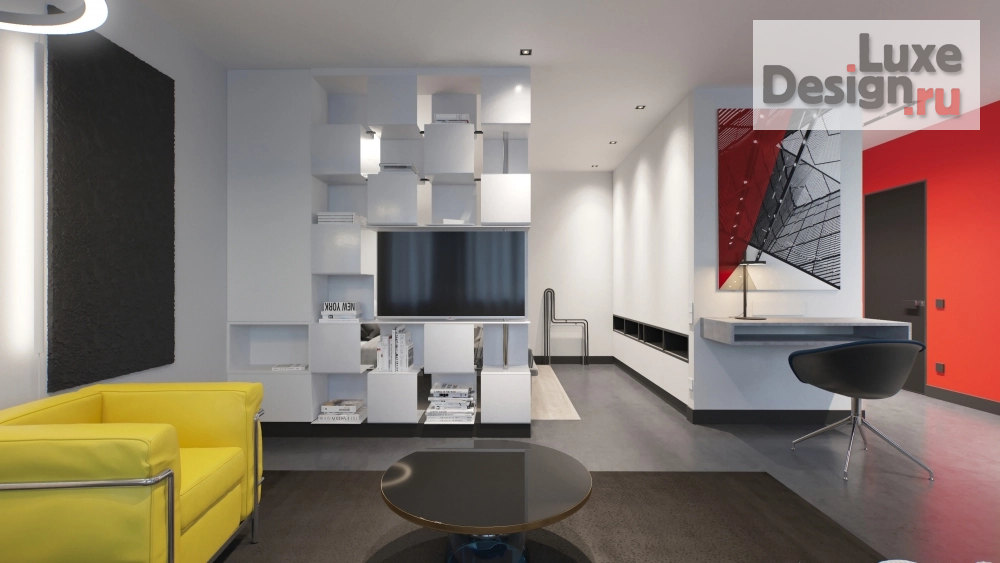 Дизайн интерьера однокомнатной квартиры "HOUSE 32" (фото 6)