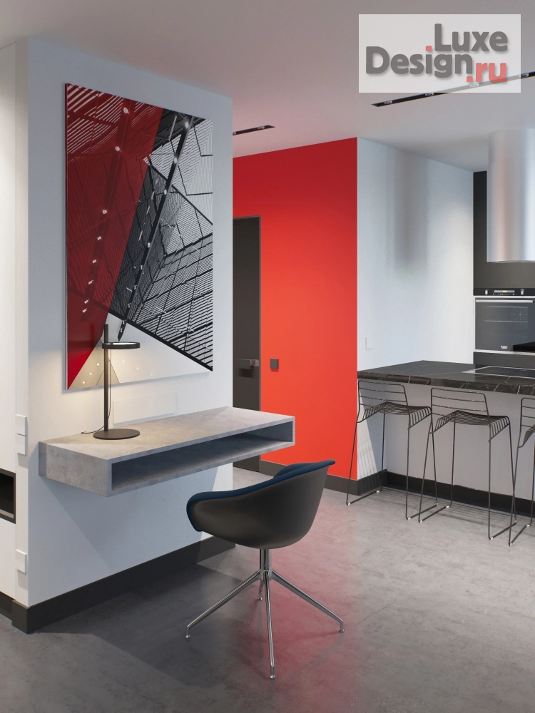 Дизайн интерьера однокомнатной квартиры "HOUSE 32" (фото 8)