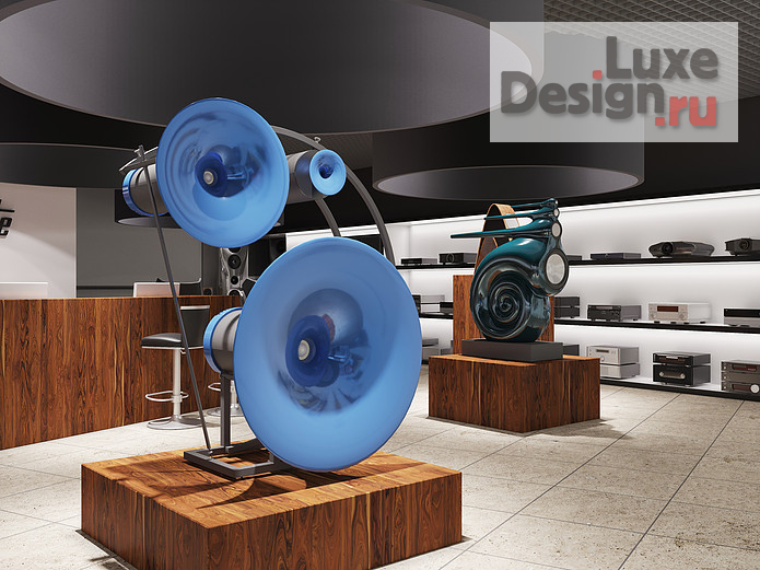 Дизайн интерьера шоу-рума "Салон цифровой техники" (фото 3)