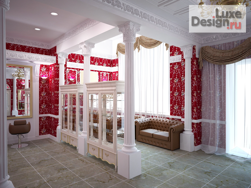 Дизайн интерьера салона красоты "Салон красоты г.Баку" (фото 3)