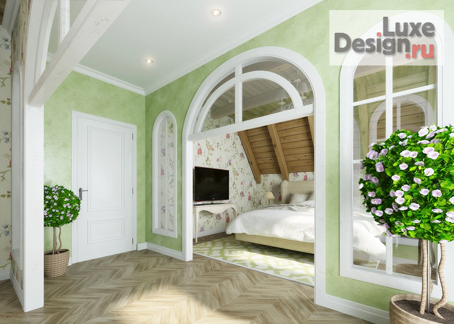 Дизайн интерьера гостиной "Спальная анфилада" (фото 5)