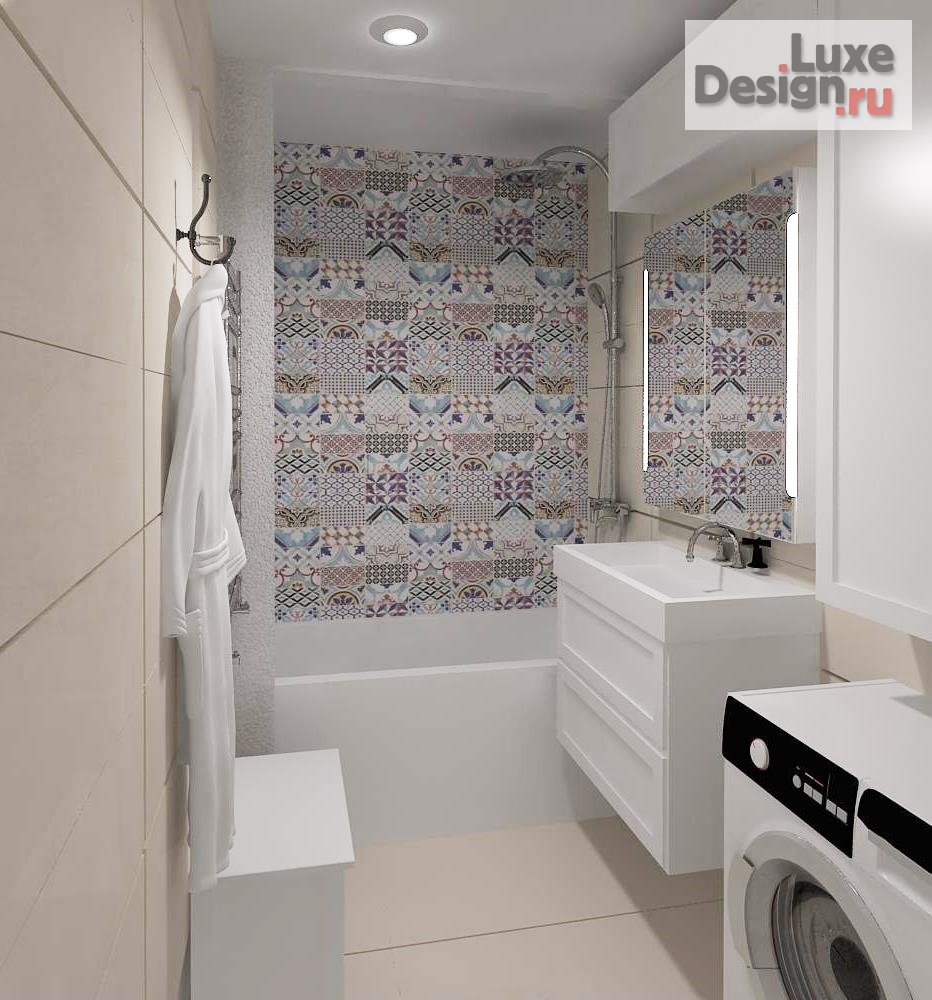 Дизайн интерьера двухкомнатной квартиры "проект квартиры г. Екатеринбург" (фото 3)