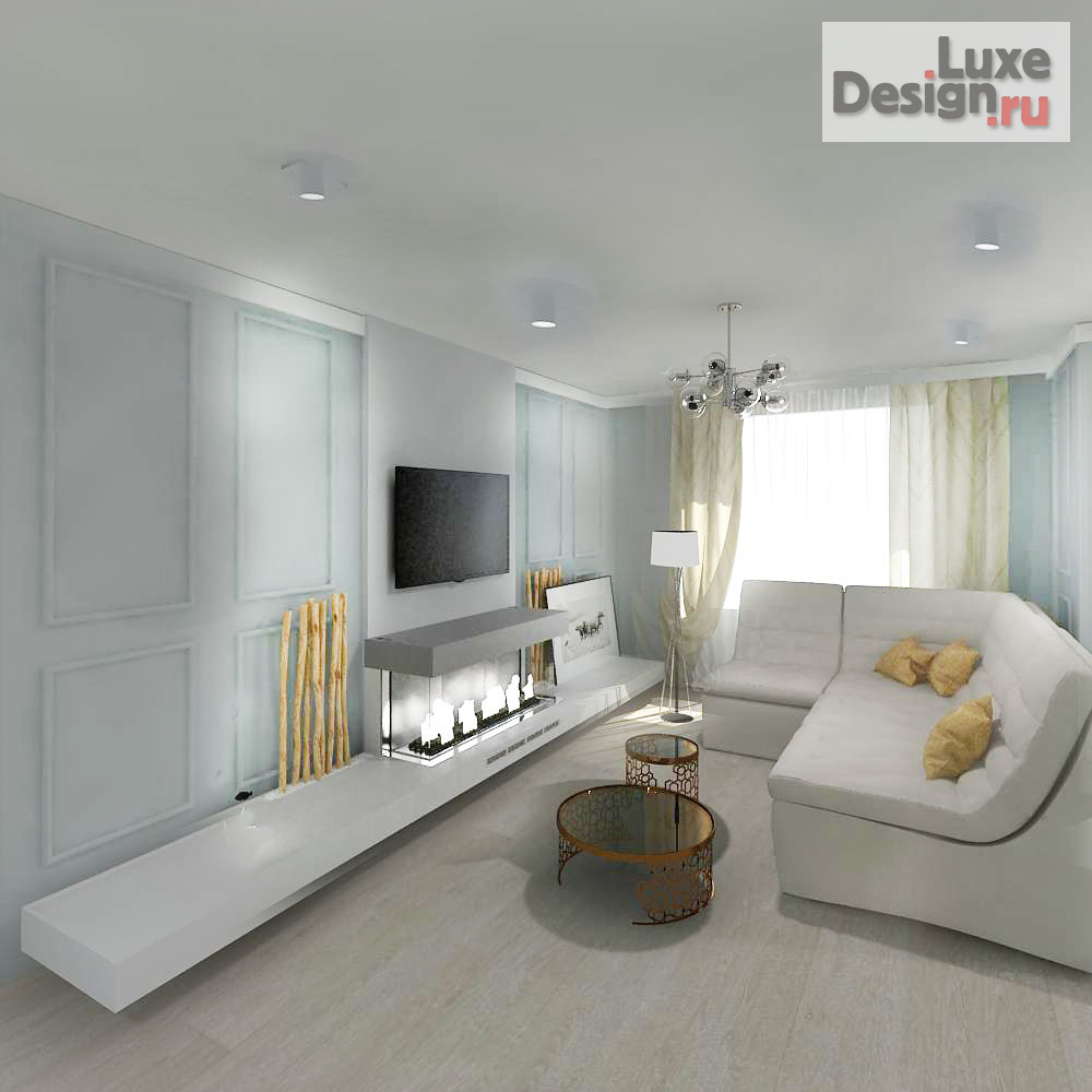 Дизайн интерьера четырехкомнатной квартиры "4-х комнатная квартира ЖК Московский квартал" (фото 1)