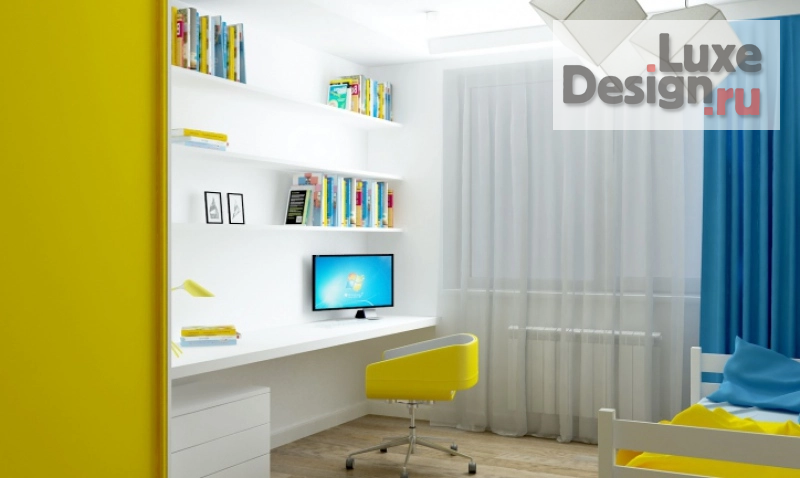 Дизайн интерьера трехкомнатной квартиры "Дизайн трех-комнатной квартиры" (фото 9)