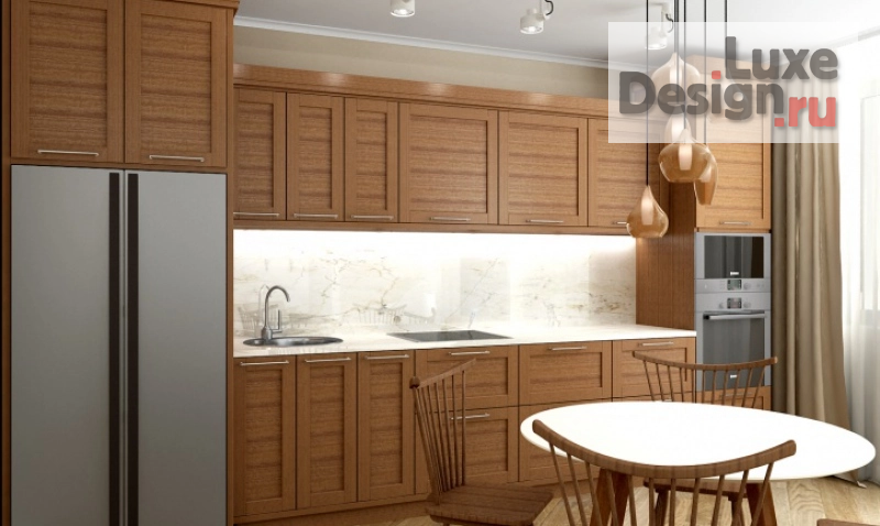 Дизайн интерьера трехкомнатной квартиры "Дизайн трех-комнатной квартиры" (фото 2)