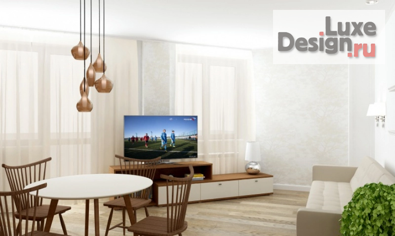 Дизайн интерьера трехкомнатной квартиры "Дизайн трех-комнатной квартиры" (фото 7)