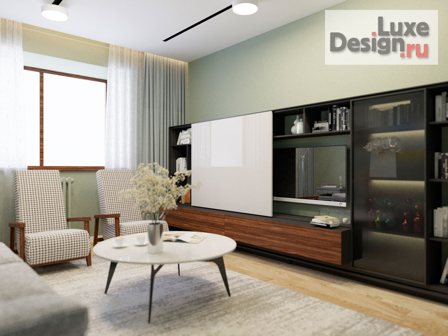 Дизайн интерьера трехкомнатной квартиры "Квартира на Жукова" (фото 2)