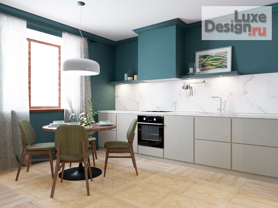 Дизайн интерьера трехкомнатной квартиры "Квартира на Жукова" (фото 12)