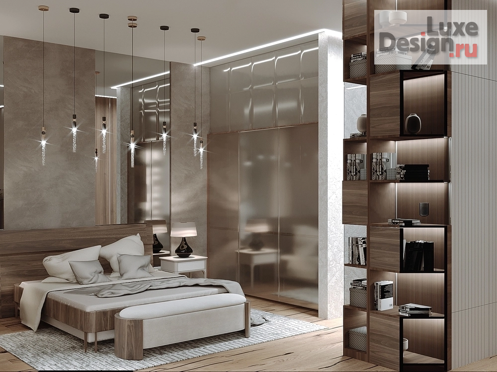 Дизайн интерьера трехкомнатной квартиры "квартира для семьи из 3-х человек" (фото 3)