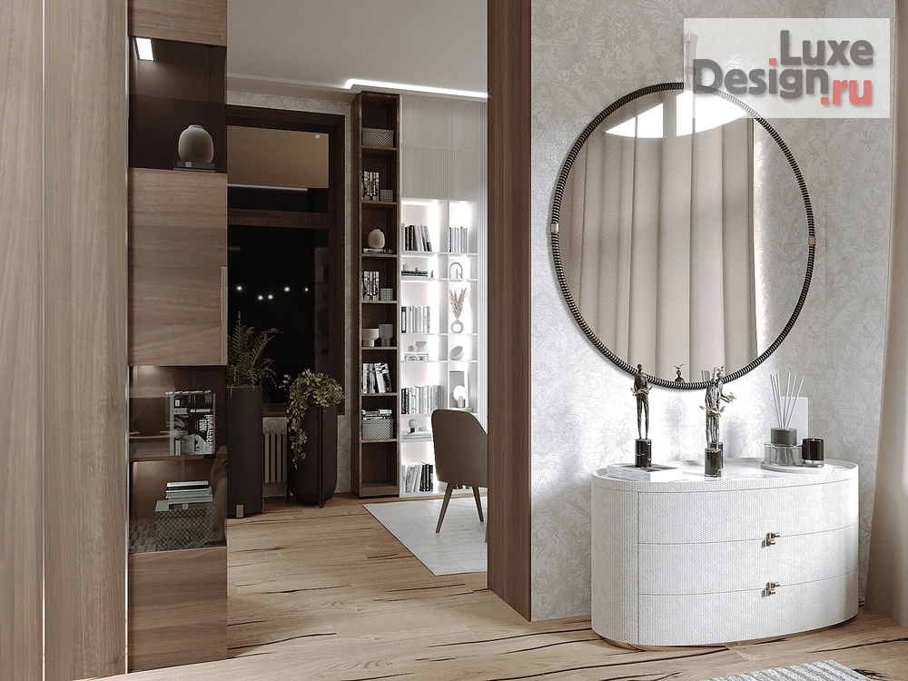 Дизайн интерьера трехкомнатной квартиры "квартира для семьи из 3-х человек" (фото 4)