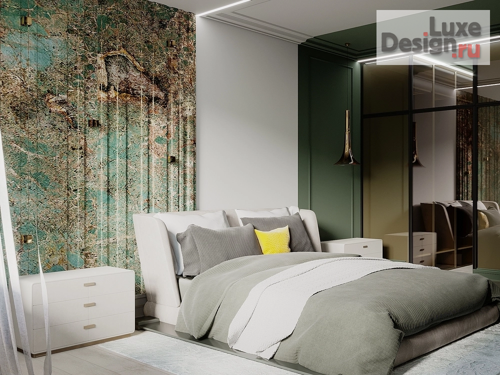 Дизайн интерьера двухкомнатной квартиры "квартира для бизнесмена" (фото 13)