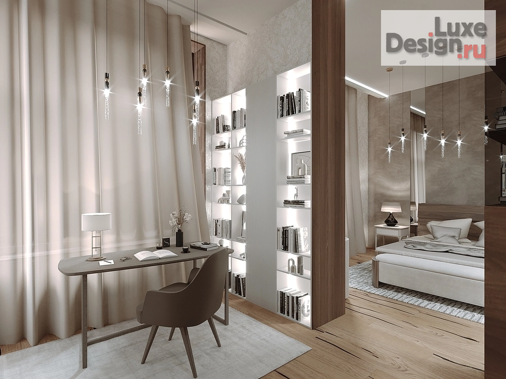 Дизайн интерьера трехкомнатной квартиры "квартира для семьи из 3-х человек" (фото 6)