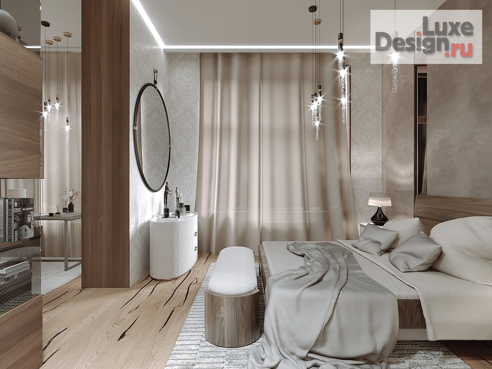 Дизайн интерьера трехкомнатной квартиры "квартира для семьи из 3-х человек" (фото 7)