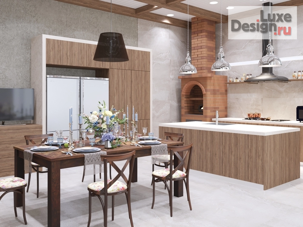 Дизайн интерьера загородного дома "закрытая терраса в частном доме" (фото 2)