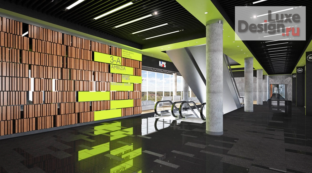 Дизайн интерьера шоу-рума "Дизайн PR-186 интерьерного центра ASTROOM" (фото 6)