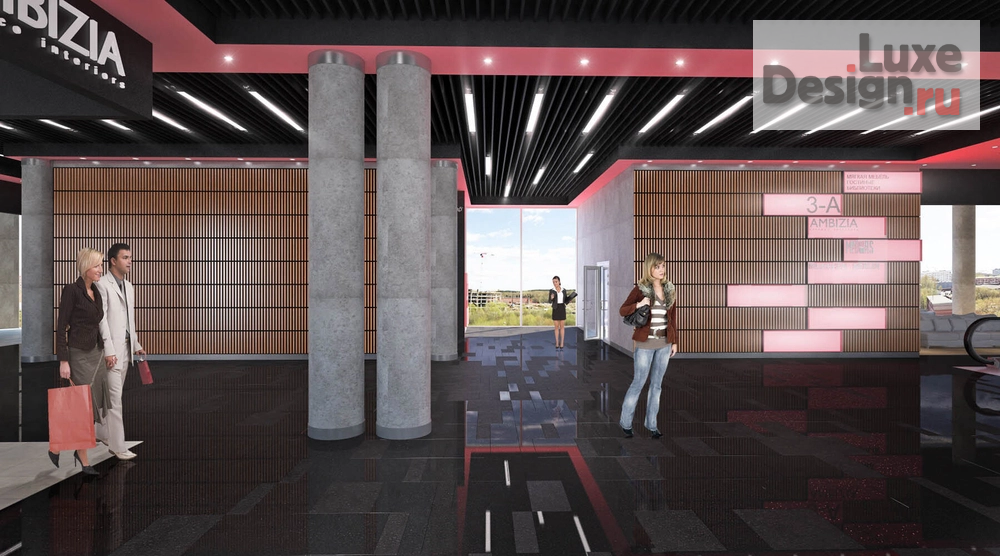 Дизайн интерьера шоу-рума "Дизайн PR-186 интерьерного центра ASTROOM" (фото 7)