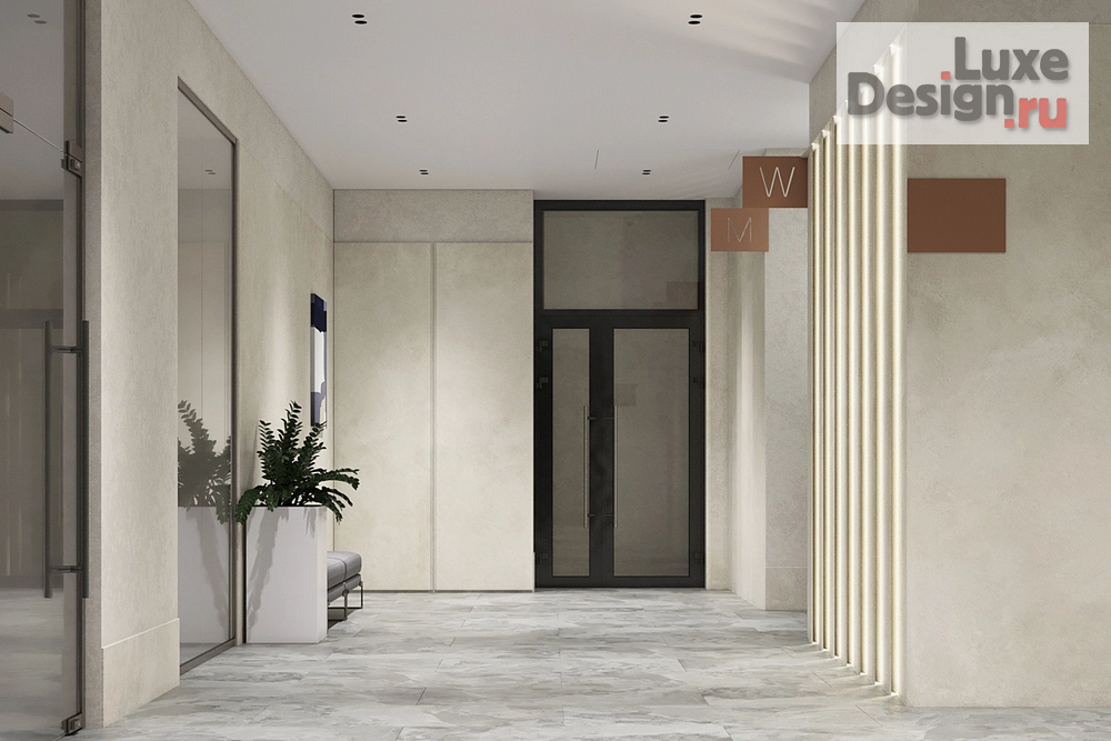 Дизайн интерьера офиса "МОП PR-92 ЖК Парк-Столиц Лондон" (фото 2)