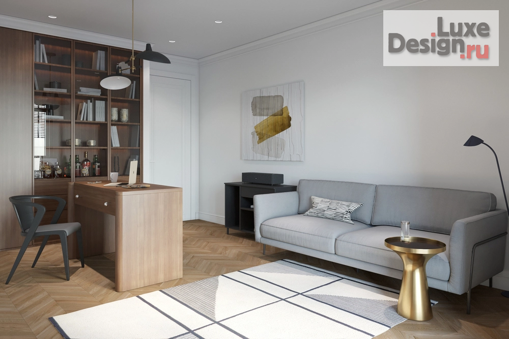 Дизайн интерьера четырехкомнатной квартиры "Квартира PR-101 в ЖК Нагорный" (фото 11)