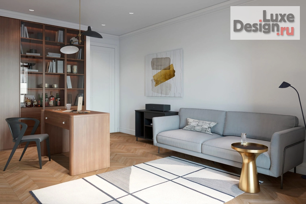 Дизайн интерьера трехкомнатной квартиры "Квартира PR-358 ЖК Нагорный" (фото 11)