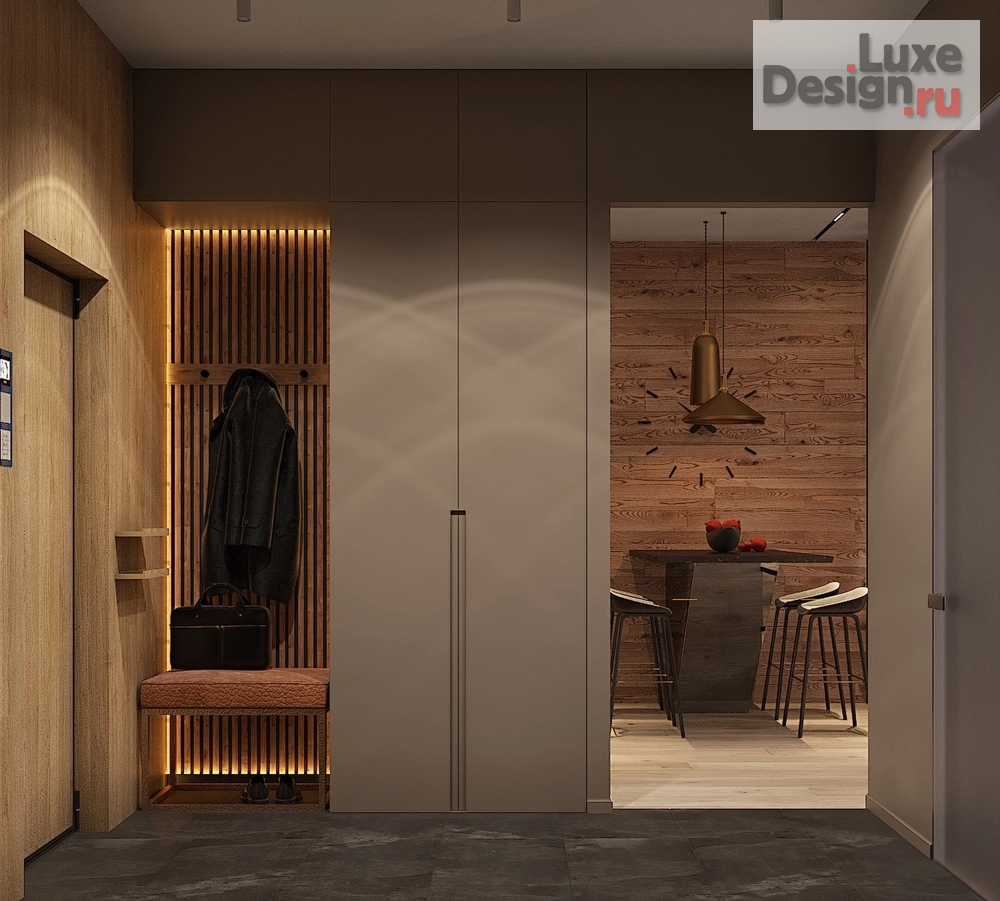 Дизайн интерьера двухкомнатной квартиры "Квартира PR-232 ЖК Клевер - парк" (фото 12)