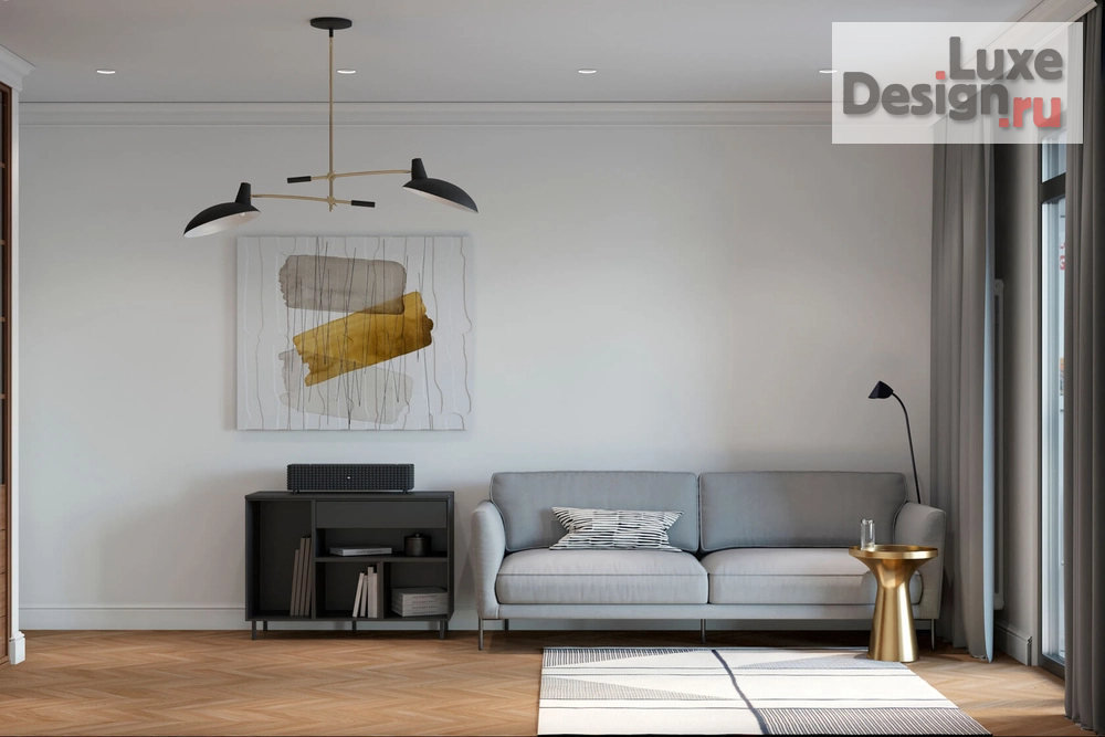 Дизайн интерьера трехкомнатной квартиры "Квартира PR-358 ЖК Нагорный" (фото 14)