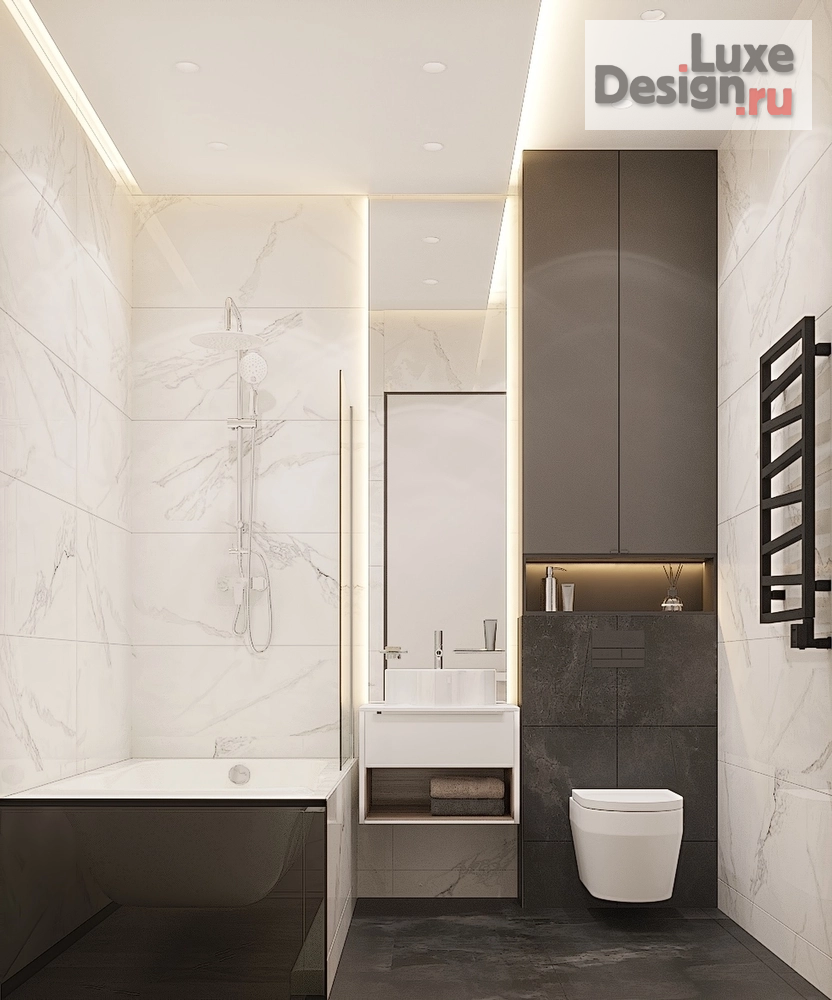 Дизайн интерьера двухкомнатной квартиры "Квартира PR-232 ЖК Клевер - парк" (фото 15)