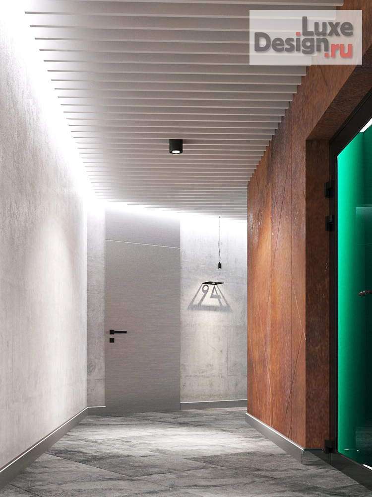Дизайн интерьера офиса "Дизайн МОП PR-9 ЖК ITOWER дом №2" (фото 5)