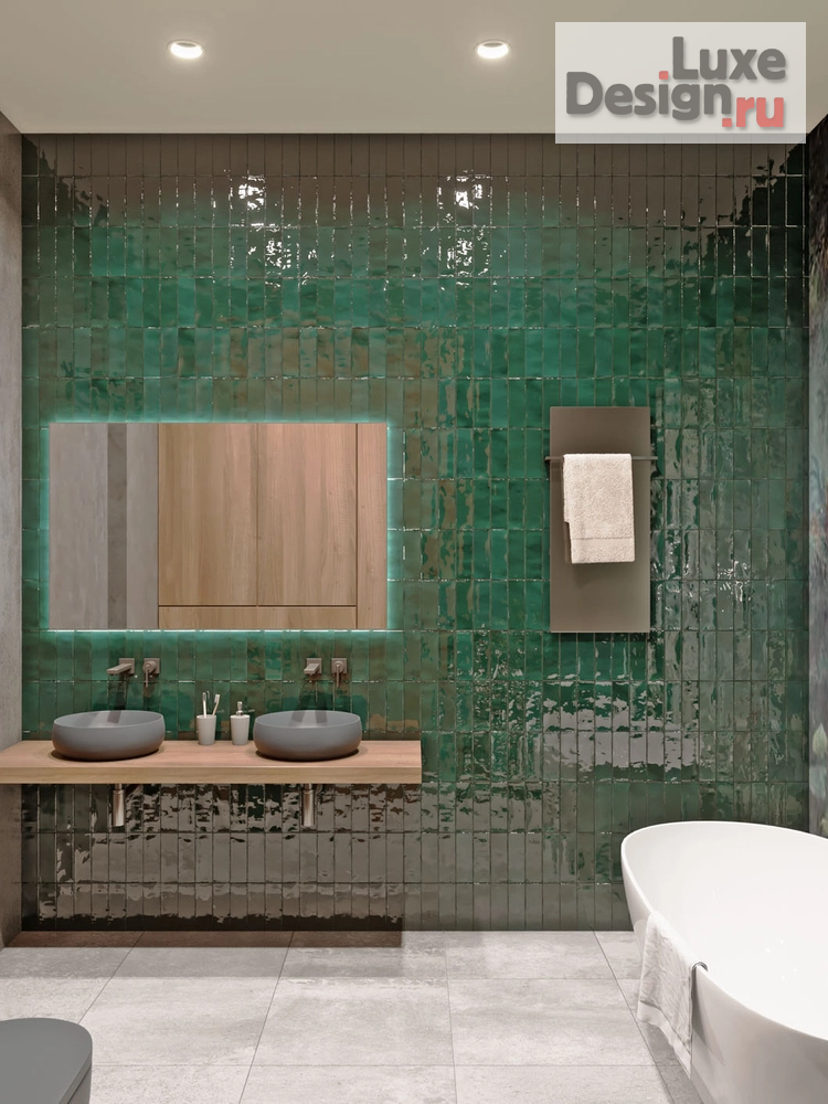 Дизайн интерьера трехкомнатной квартиры "Квартира PR-95 ЖК Макаровский" (фото 15)